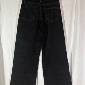 a.n.a Charcoal Wide-Leg Jeans